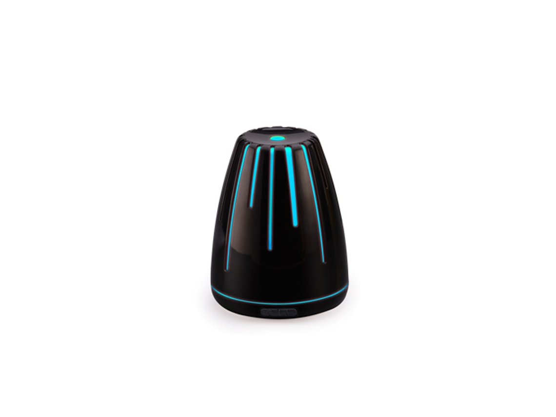 Difusor de Aroma Ultrasónico Fancy Home, Lava, Negro