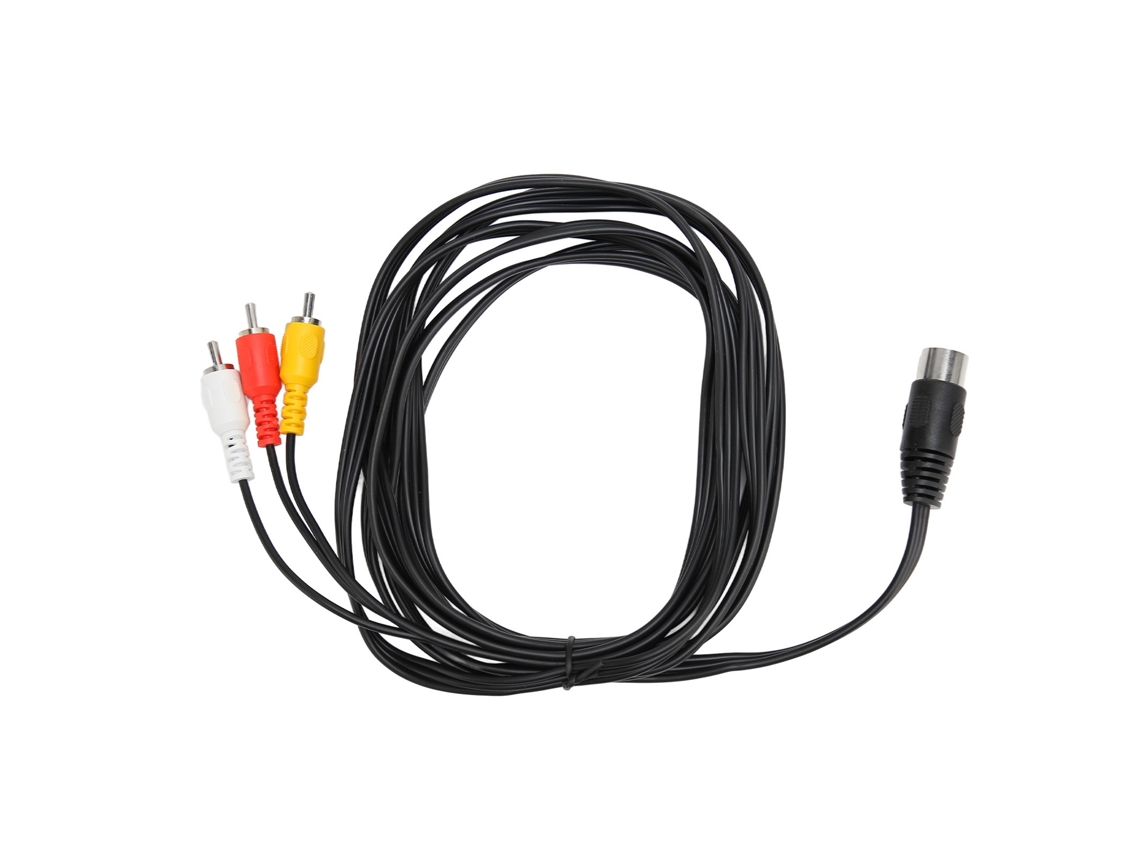 Cable Adaptador De Audio De 8 Pines Din Macho A 3 Rca Macho Para Equipos Estéreo, 3 M