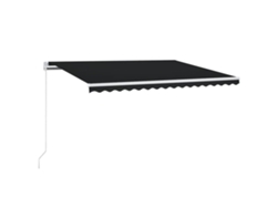 Maison Exclusive - Toldo Manual Retráctil Gris Antracita 450x350 Cm