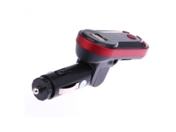 Transmisor de FM YIZHOOD I9 Kit de coche Bluetooth inalámbrico Llamadas manos libres MP3 inalámbrico USB TF 3.5 jack rojo