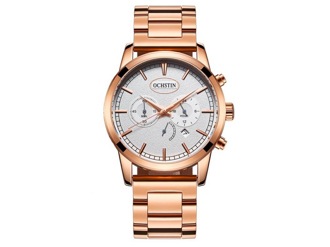 Reloj Deportivo Hombre Ochstin Luminoso Calendario Impermeable (oro Rosa)