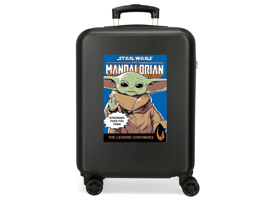 Maleta de Cabina STAR WARS The mandalorian (Abs - Negro - 38 x 55 x 20 cm)