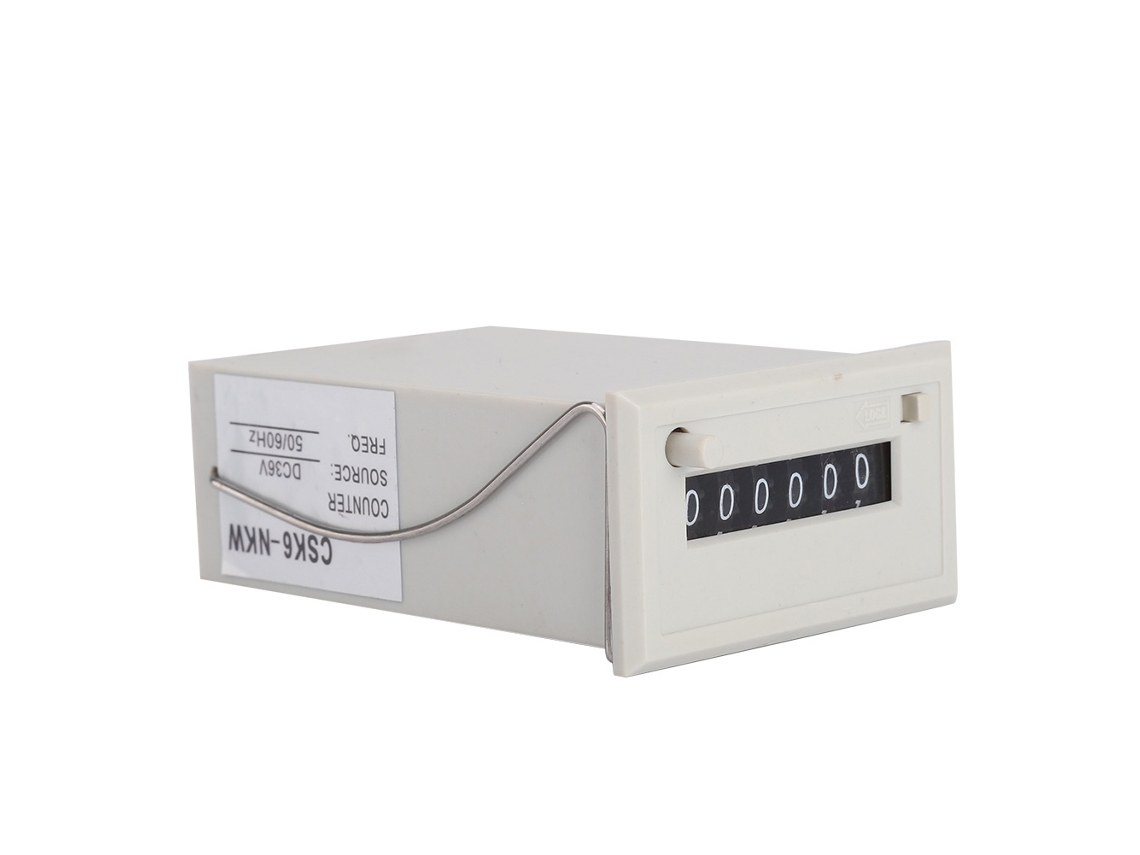 Csk6-nkw Contador Electromagnético De 6 Dígitos, Contador De Pulsos Electrónico De 36 V Cc
