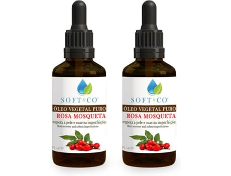 Pack de 2 Aceites SOFT&CO Rosa Mosqueta Puro (40 ml)