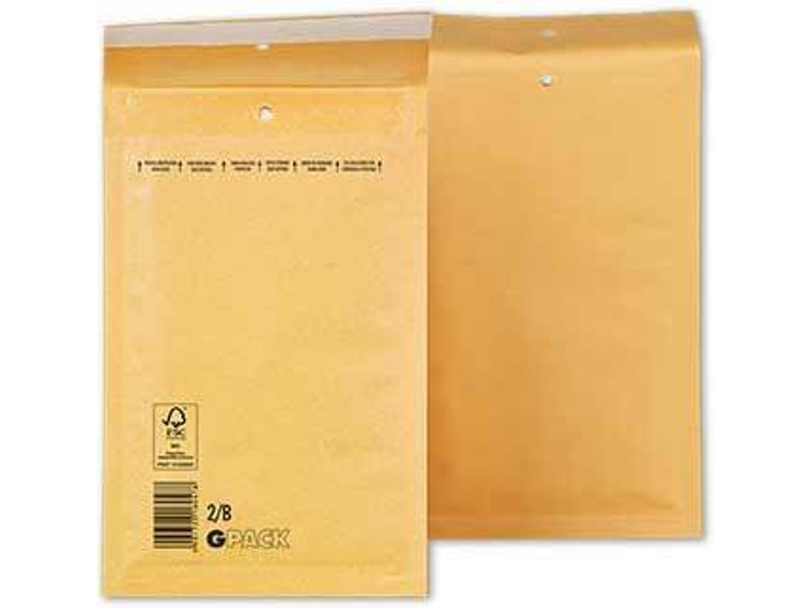 Sobre Air-Bag Kraft Nº 00 (120 x 215 mm)