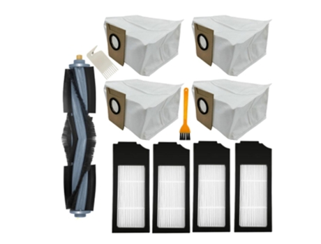 Peças sobressalentes do saco de pó da escova principal do filtro hepa para ecovacs deebot x1