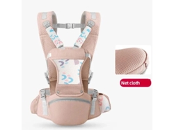 Portabebés - Envoltura Ergonómica Para Asiento Delantero, Comodidad Para Padres Y Bebés (rosa) Chrui