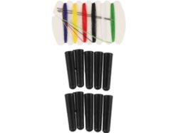 Juego De 10 Accesorios Para Paraguas: Cuentas De Plástico. Fácil De Montar. Diseño Pequeño Y Delicado. Color Negro