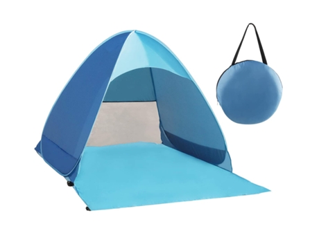 Concha de playa, de playa portátil extraligera, refugio solar para 2-3 personas, incluye bolsa de transporte, de playa para la familia, playa, jard...