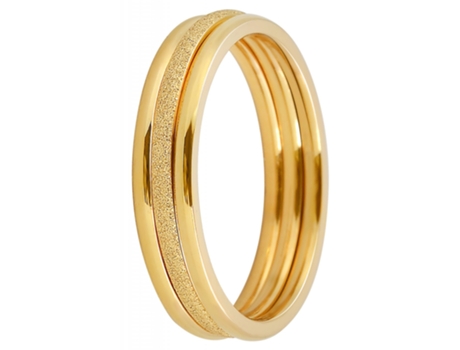 AKZENT Anillo Mujer Dourado em Acero Inoxidable Tam.54 0411