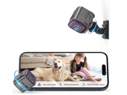 Cámara Espía Cámara Oculta con Audio/Video Mini Cámara Inalámbrica con Aplicación para Teléfono Audio Bidireccional Detección de Visión Nocturna de YEMAESRE