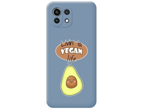 Carcasa Xiaomi Mi 11 Lite 4G / 5G / 5G NE TUMUNDOSMARTPHONE Silicona Líquida Dibujos Azul