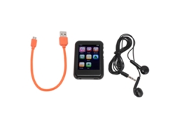 Reprodutor Mp3 Portátil 1.5 Polegadas Tela Táctil Hifi Redução De Ruído Ai 16g Multifuncional
