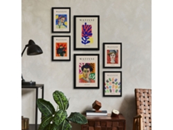 NACNIC Set De 6 Posters De Henri Matisse Retratos Láminas De Fauvismo Y Arte Abstracto Para  Tamaños A3 & A4 Marcos Negros