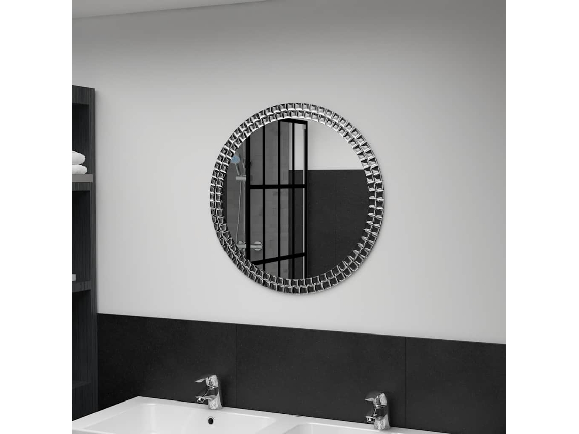 Espejo de pared de cristal templado de 60 cm DKD HOME DECOR