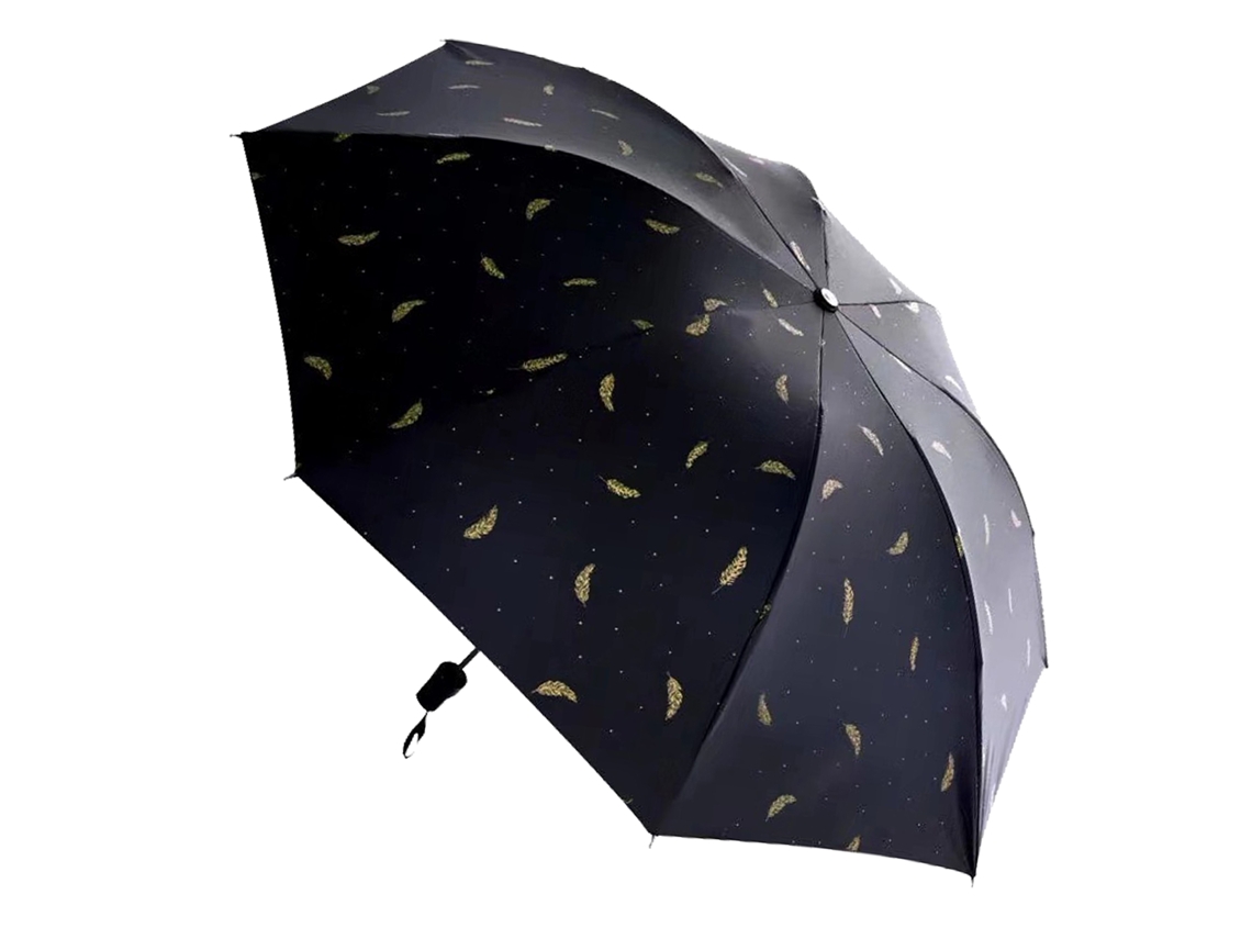 Paraguas Plegable 8 Varillas Manual Uv Impermeable Lluvia Sol Regalo Para Hombres Mujeres