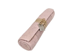 Tappeto Bagno Fazzini Di Puro Cotone Reversible 70x140 Cm Rosa Boho