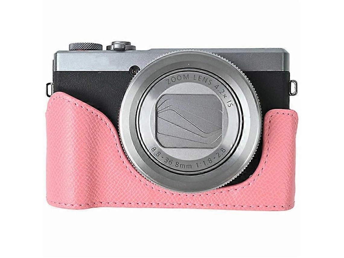 Funda protectora de cuero PU compatible con Canon PowerShot G7 X Mark III / G7 X Mark II