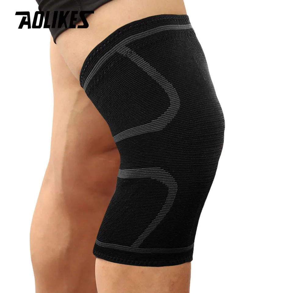(negro, Xl) Rodillera De Compresión, Para El Dolor De Rodilla Al Correr, Soporte De Rodilla Y Protección Deportiva.