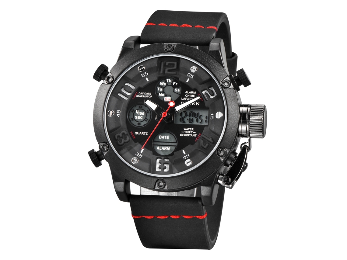 Cinto De Relógio De Couro Genuíno 22mm Com Fivela Para Pulseira (couro Marrom Fivela Preta)