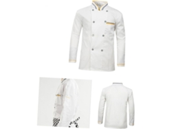 Chaqueta De Chef De Manga Larga, Corte Holgado, Para Panadería, Hotel O Restaurante, Talla Xxxl