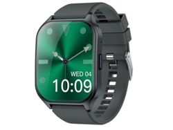 Reloj inteligente con pantalla AMOLED curva, llamadas Bluetooth, monitorización de la frecuencia cardíaca, la presión arterial, el oxígeno en sangre y el sueño con Yizhood