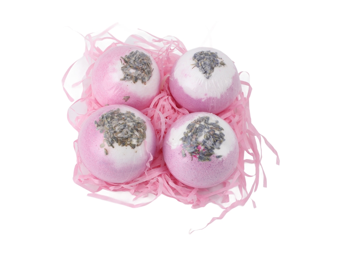 4 Bolas De Sales De Baño Aromáticas Para La Relajación