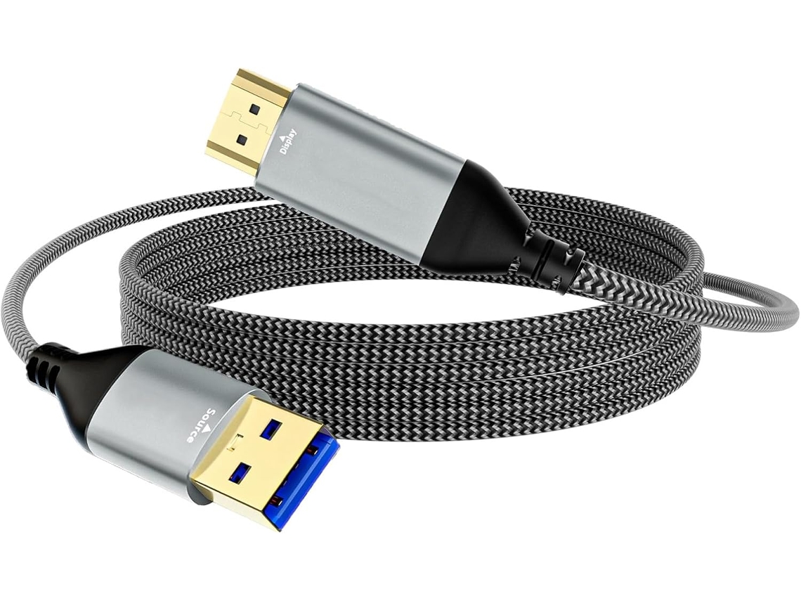 Cable De Conexión Usb 3.0 Hdtv, Compatible Con 1080p Y 4k Para Pantalla Externa, Macho A