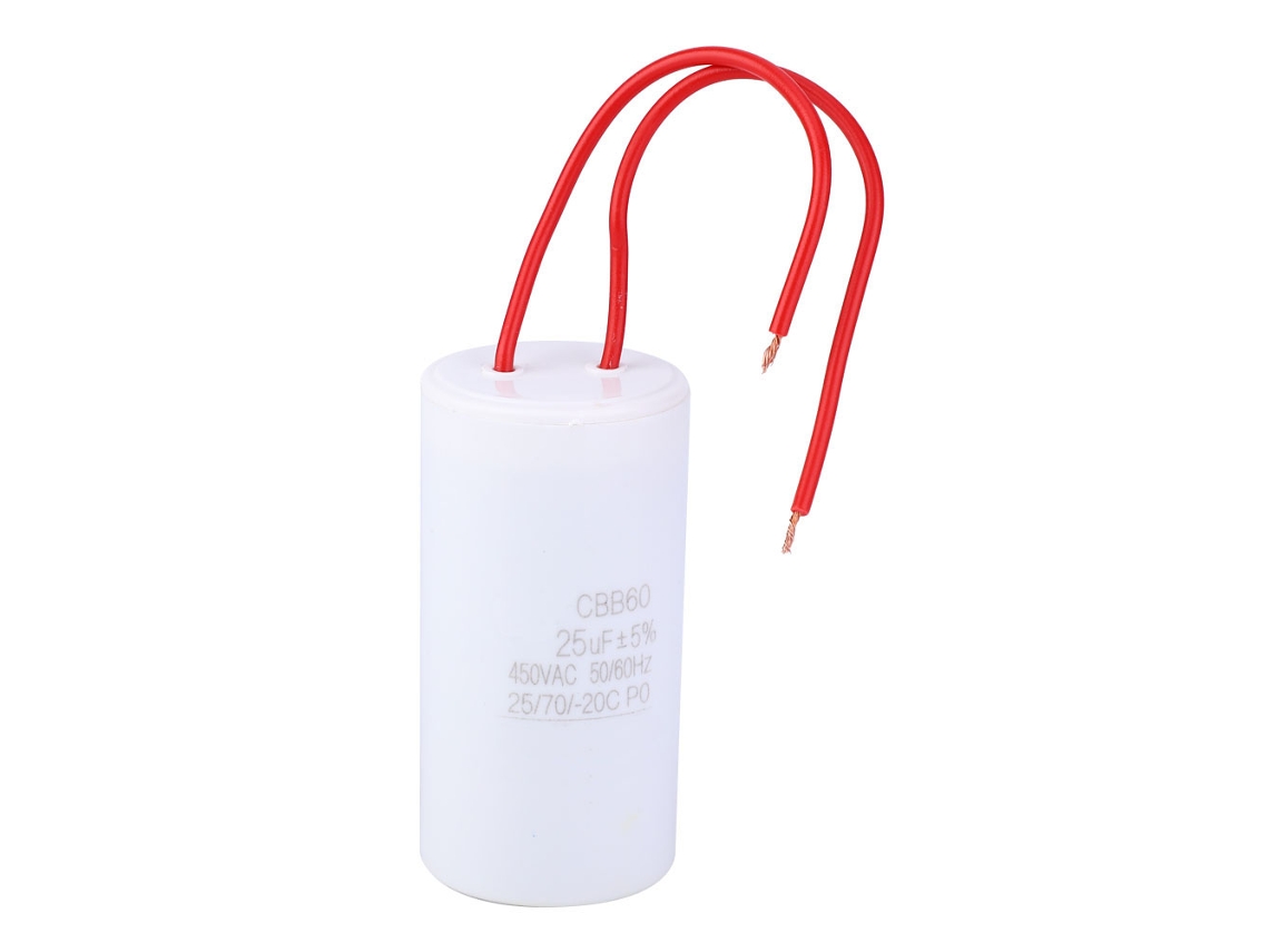 Condensador De Arranque Cbb60 De 25 Μf Y 450 V Ca Para Electrodomésticos (25/70/‑20)
