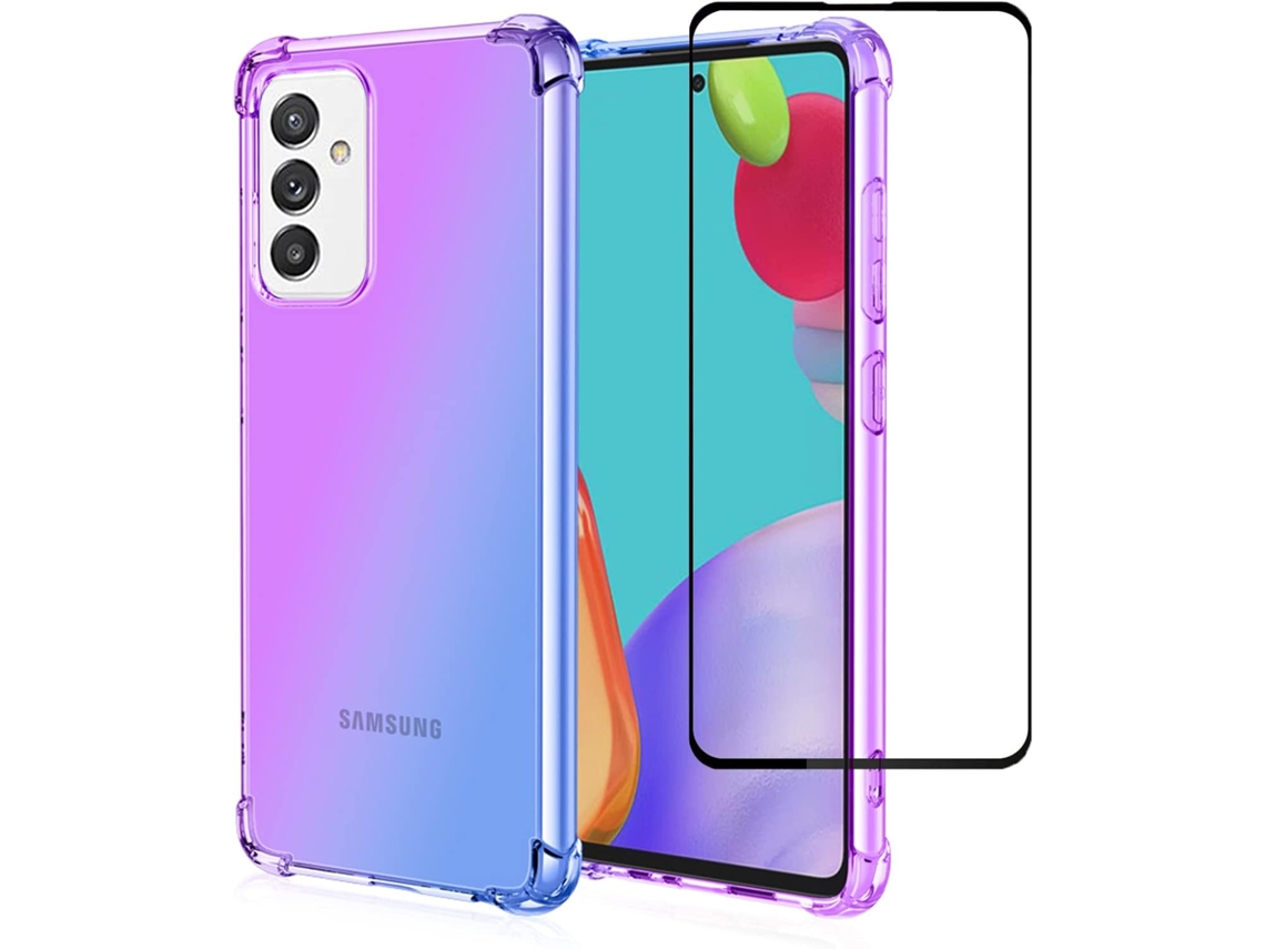 Protector de Pantalla Párachoque para Samsung HONGWE. Silicona Transparente