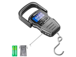 TRUYUETY Balança Eletrônica Para Mala Mmgoqqt 50 Kg 110 Lbs Prata