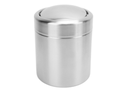 Jinwei-lixeira De Mesa Mini Com Tampa Oscilante Aço Inoxidável 304 Pequena Lixeira De Contador Para Casa E Escritório