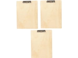 Tablero De Dibujo De Madera De 3 Piezas Con Pinza Para Dibujar Y Pintar.