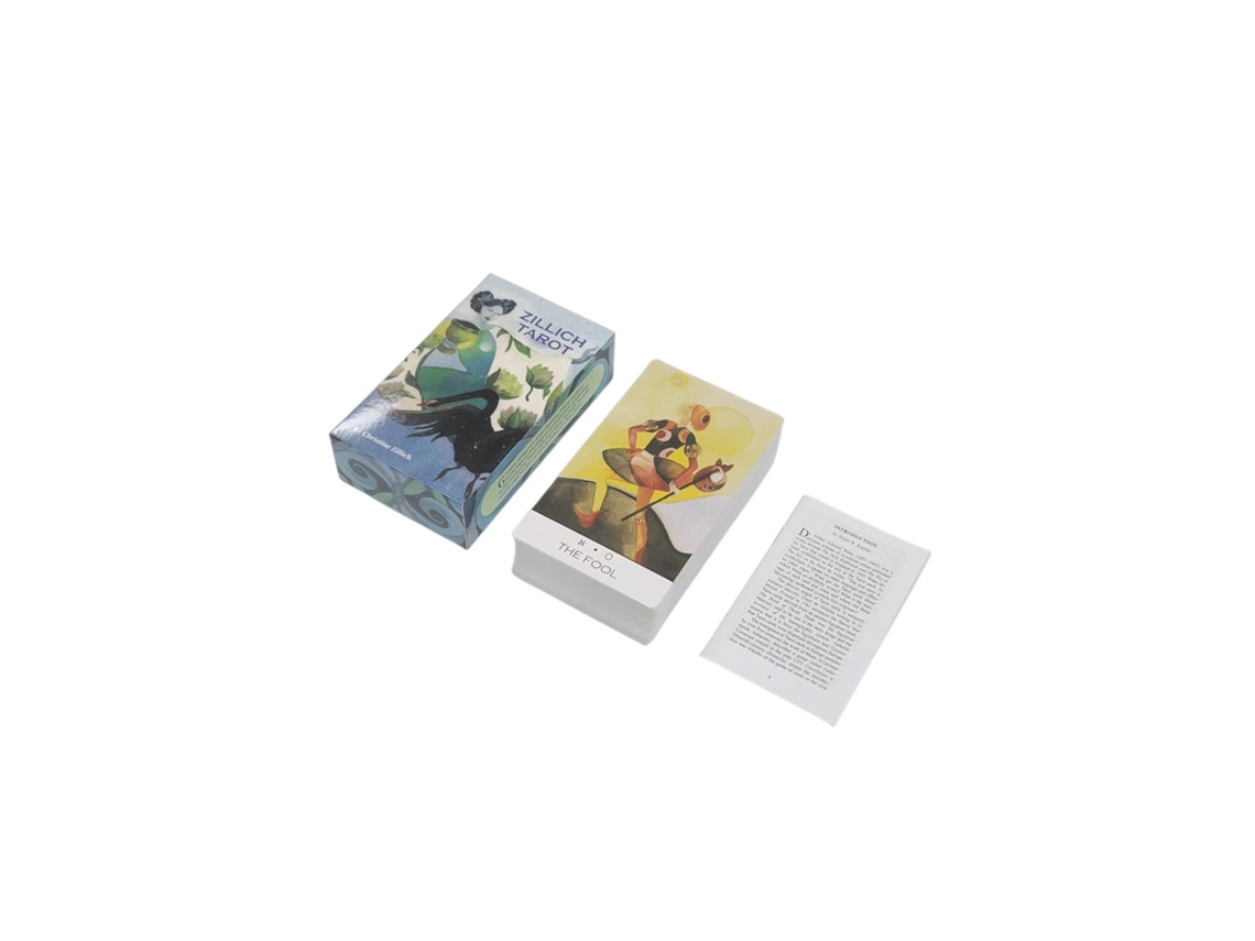 Juego De Mesa De Tarot Zillich De 12 X 7 Pulgadas, Que Contiene 78 Cartas, Materiales De Papel.