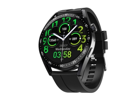Reloj Inteligente (Recibir y Marcar, Pantalla táctil completa redonda TFT HD de 1.38 pulgadas con rastreador de actividad física, llamada/SMS/frecu...