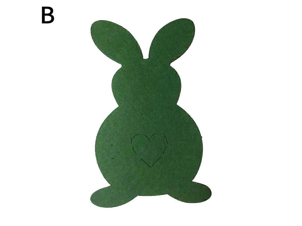 Bolsas para cubiertos con forma de conejito de Pascua, decoración de bolsas para cubiertos, portacubiertos, Nostalgia88