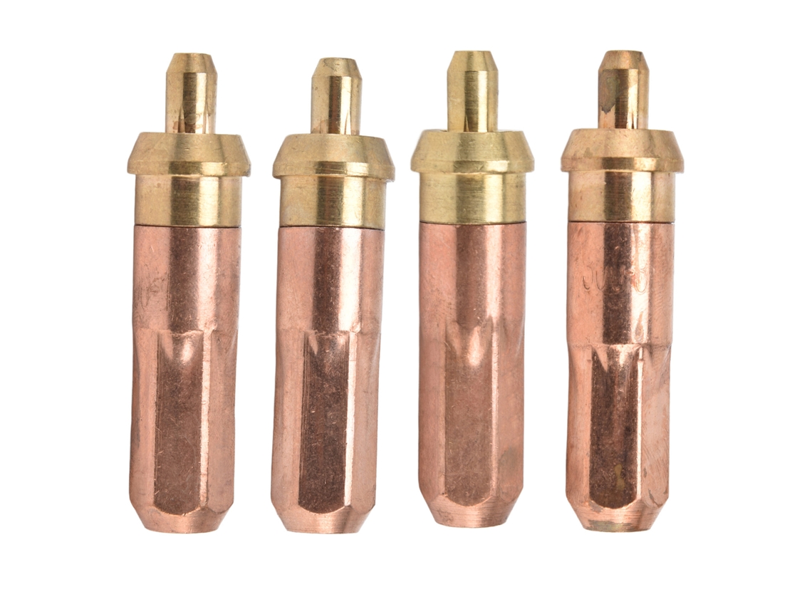 4 Puntas De Corte De Acetileno, Boquillas De Soldadura Anular Para Soplete Resistente A Altas Temperaturas 1-4