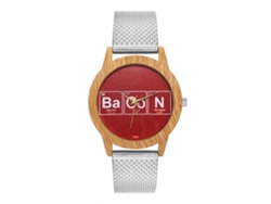 Reloj De Pulsera Unisex Zhoulianfa De Mezcla De Cuero, Cuarzo Plateado Con Diseño Especial.