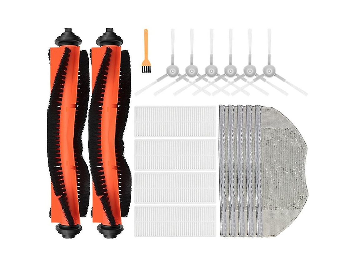Cepillo lateral principal, filtro y paño de fregona compatibles con Xiaomi G1 Mjstg1 Skv4136gl