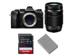Om System Om-5 Mark Ii Negro + 40-150mm F/4 Pro + 1 Sandisk 512gb Extreme Pro Uhs-ii Sdxc + Om System Bls-50 + Ebook Pricedirect