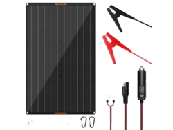 Cargador de batería solar, 30 W, controlador de carga MPPT, OEM negro