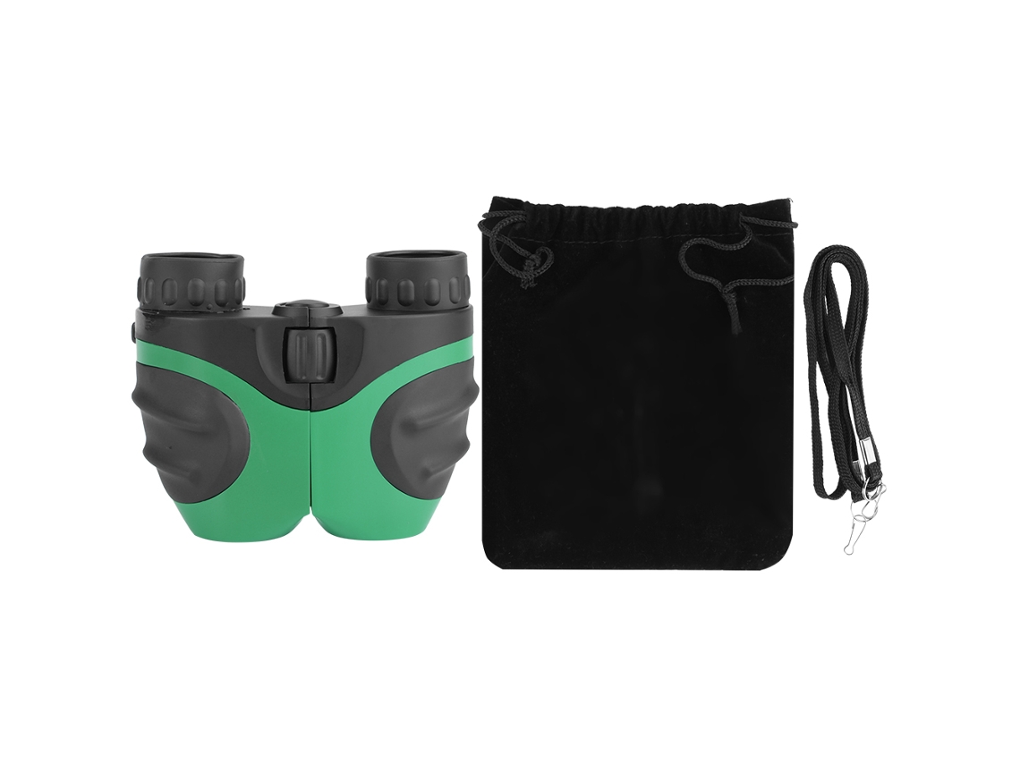 Binoculares portátiles para niños, mini telescopio 8x21, el mejor regalo, verde