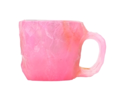 Taza De Café De Cristal Mineral Lujosa Decorativa Imitación Cristal