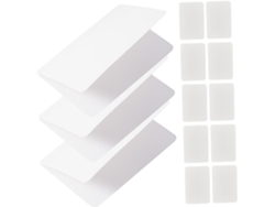 Paquete De 100 Tarjetas Plegables De Papel Kraft Blanco Para Mensajes, Ideales Para Proyectos Sencillos De Bricolaje.