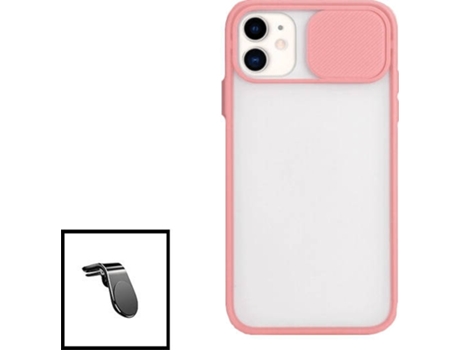 Carcasa + Soporte iphone 8 PHONECARE Slide Window Anti Choque Frosted Rosa 93586