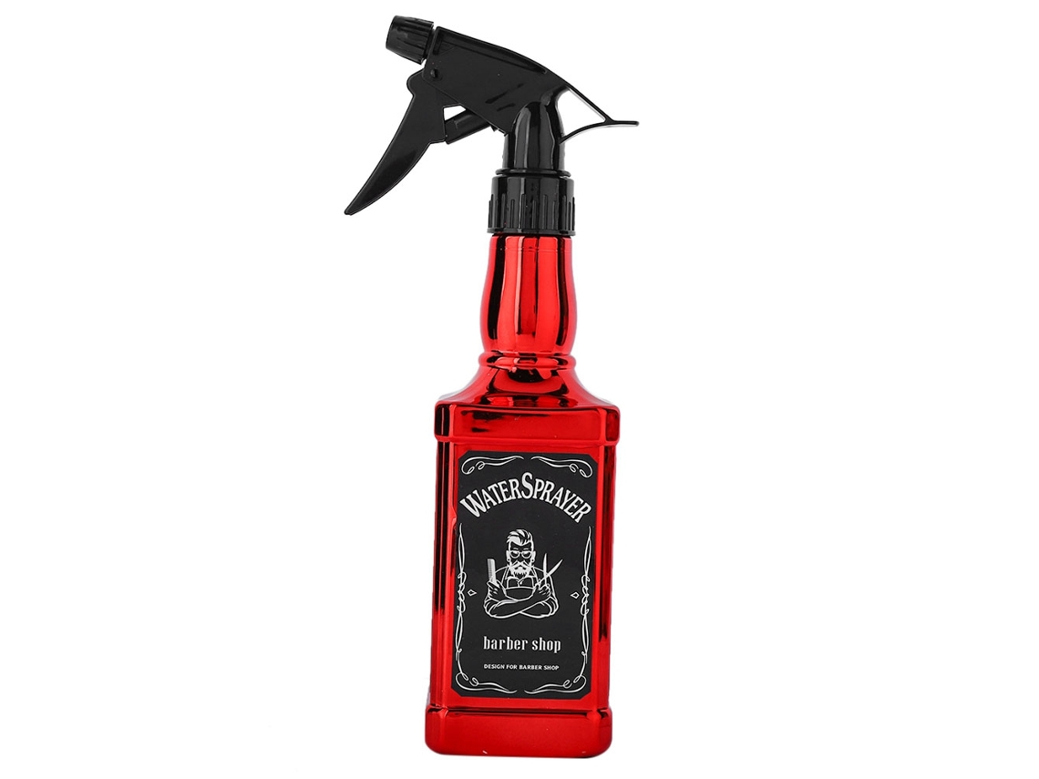 Frasco spray 2026-500ml para salão de cabeleireiro, barbearia, ferramentas de cabelo, jardinagem e uso doméstico (vermelho)