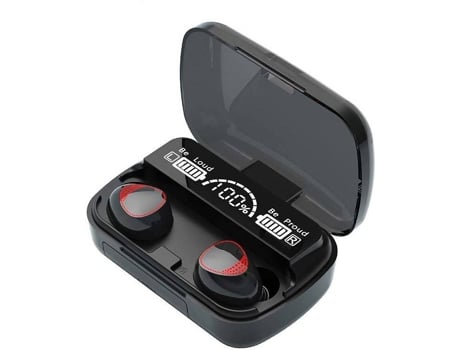 Auriculares Bluetooth True Wireless LOVEBABYLY M10A (In Ear - Micrófono - Noise Cancelling - Negro)
