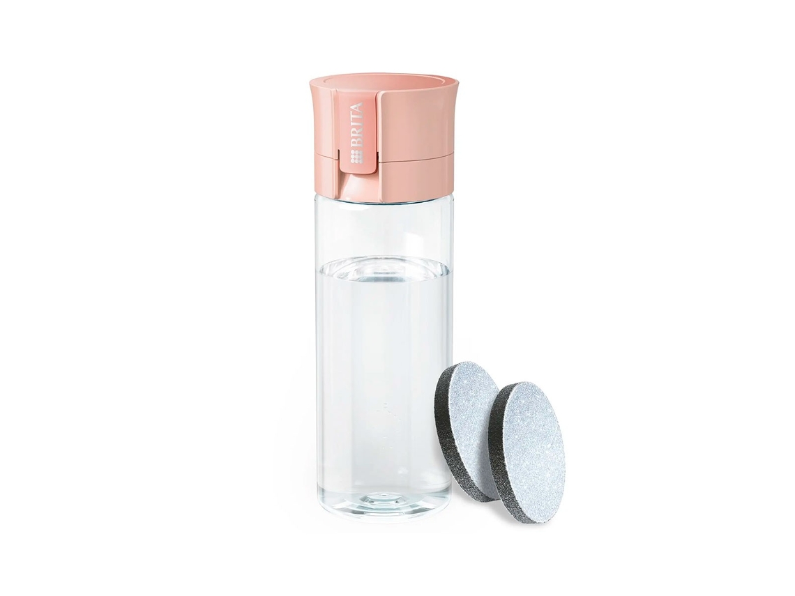 BRITA Vital Agua Purificadora Botella Rosa Claro 600Ml