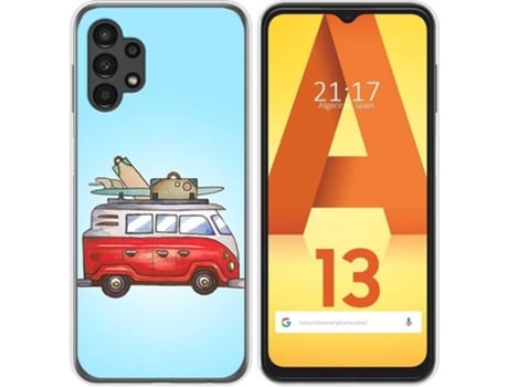 Carcasa para Samsung Galaxy A13 4G TUMUNDOSMARTPHONE Dibujos Furgoneta Multicolor