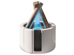 Difusor de aromaterapia Flaming Flame, difusor de aceites esenciales tipo fogata, control remoto, apagado automático, luz nocturna, sensor de presencia.